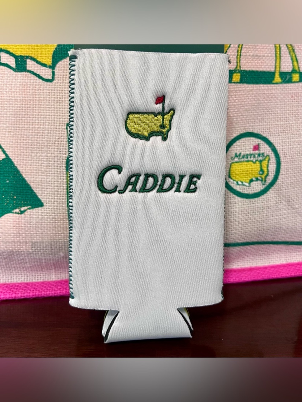 2026 Masters Patron Caddie Patron 2 Can Cooler Koozies Augusta National Golf NEW